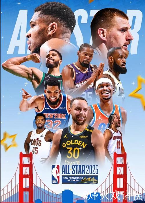 NBA2025全明星首发阵容公布：詹杜库再度联手